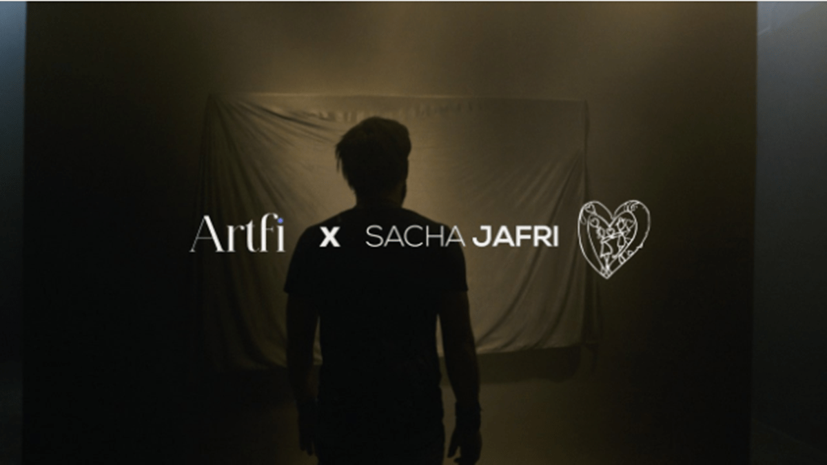 Artfi сотрудничает с художником Сашей Джафри через блокчейн